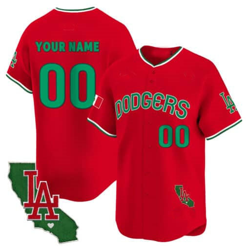 Custom Los Angeles Dodgers Mexico California Patch Vapor Premier Limited V3 ¨C All Stitched Baseball Jersey