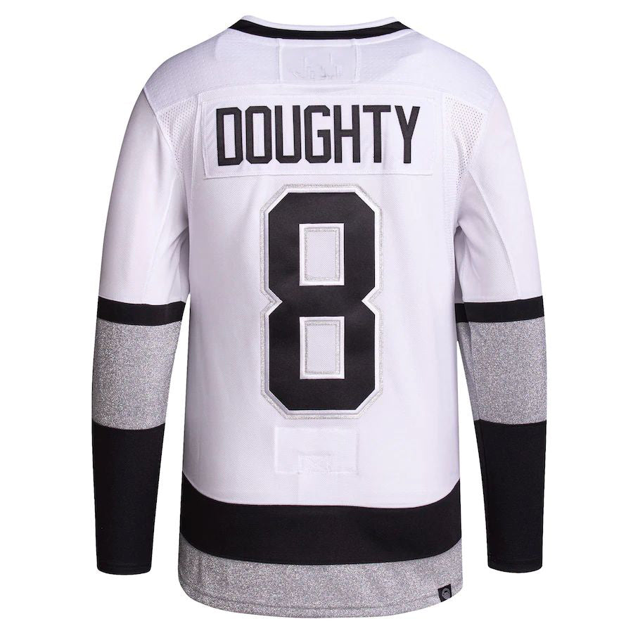 LA.Kings #8 Drew Doughty 2021-22 Alternate Primegreen Authentic Pro Player Jersey White Stitched American Hockey Jerseys CROVYIE