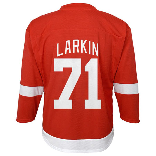 D.Red Wings #71 Dylan Larkin Toddler Replica Player Jersey Red Stitched American Hockey Jerseys CROVYIE