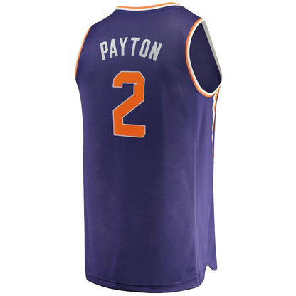 P.Suns #2 Elfrid Payton Fanatics Branded  2021-22 Fast Break Replica Jersey Icon Edition Purple Stitched American Basketball Jersey