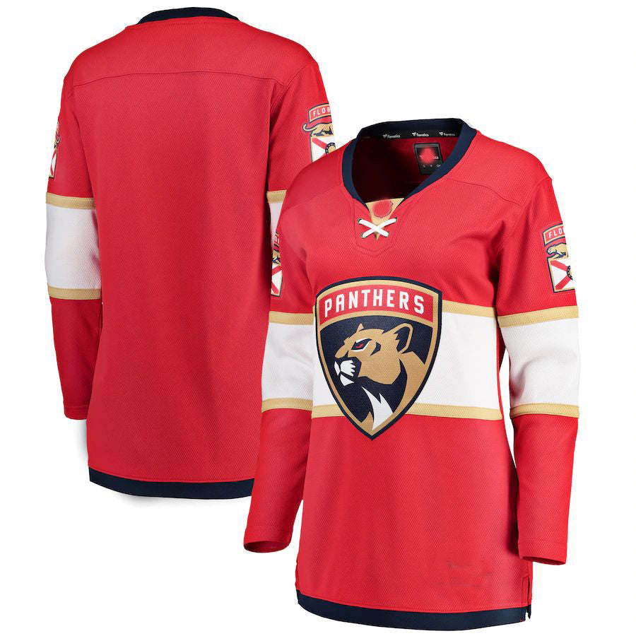 F.Panthers Fanatics Branded Breakaway Home Jersey Red Stitched American Hockey Jerseys CROVYIE