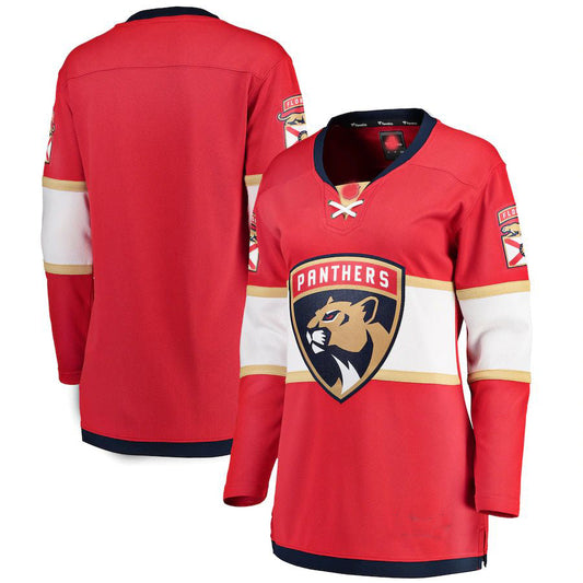 F.Panthers Fanatics Branded Breakaway Home Jersey Red Stitched American Hockey Jerseys CROVYIE