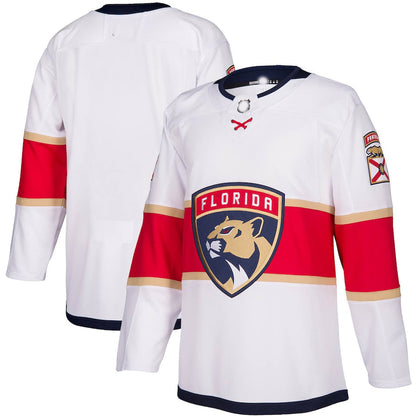 F.Panthers Away Authentic Jersey White Stitched American Hockey Jerseys CROVYIE