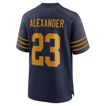 GB.Packers #23 Jaire Alexander Navy Alternate Game American Football Jerseys