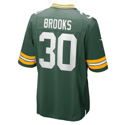 GB.Packers #30 Chris Brooks Green Team Game American Football Jerseys
