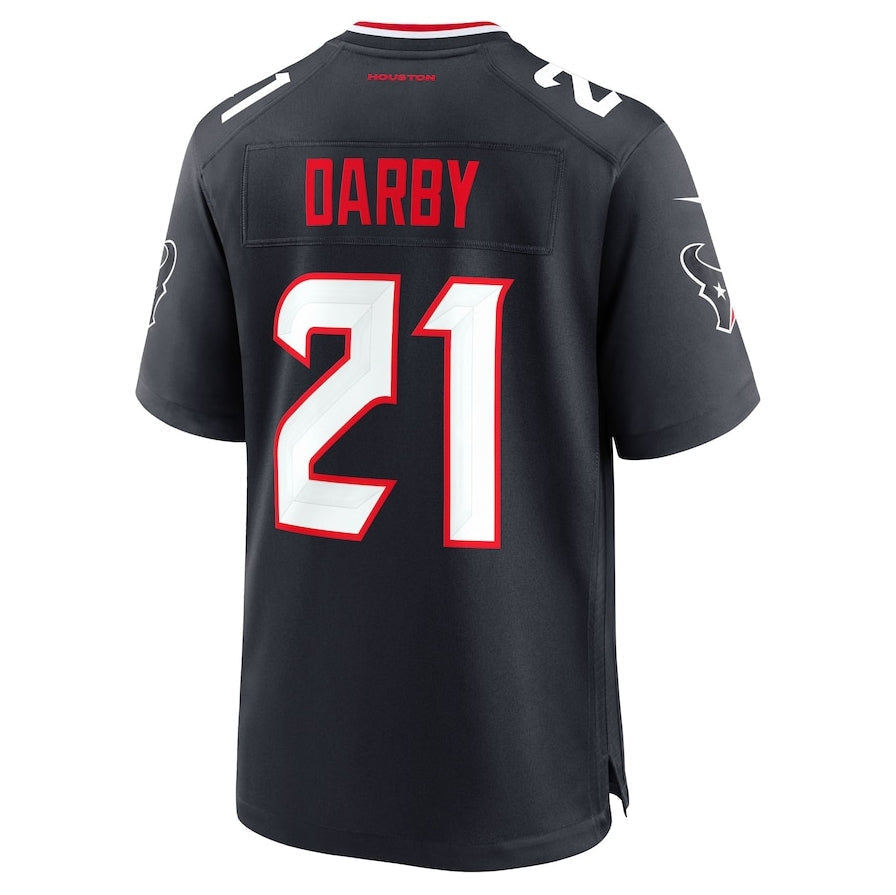 H.Texans #21 Ronald Darby Navy Team Game American Football Jerseys