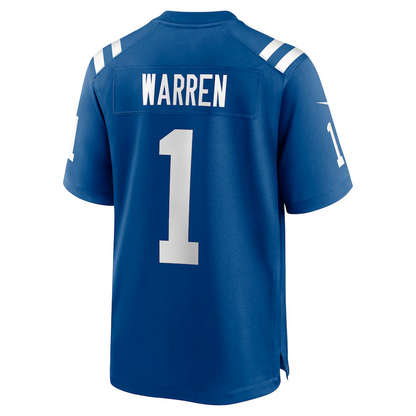 IN.Colts #1 Tyler Warren Royal 2025 Draft First Round Pick Game Stitched American Football Jerseys
