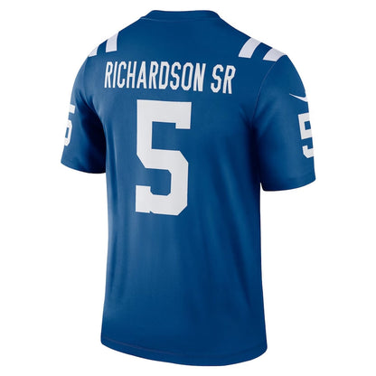 IN.Colts #5 Anthony Richardson Sr. Royal Team Legend Stitched American Football Jerseys