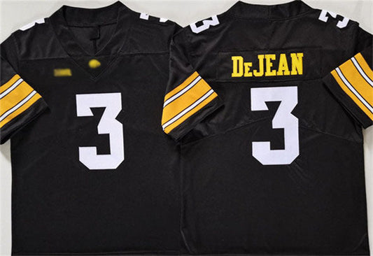 I.Hawkeyes #3 Cooper DeJean Black Stitched American College Jerseys