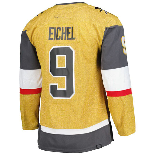 V.Golden Knights #9 Jack Eichel Primegreen Authentic Pro Alternate Player Jersey  Gold Stitched American Hockey Jerseys CROVYIE