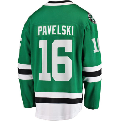 D.Stars #16 Joe Pavelski Fanatics Branded Breakaway Home Player Jersey  Kelly Green Stitched American Hockey Jerseys CROVYIE