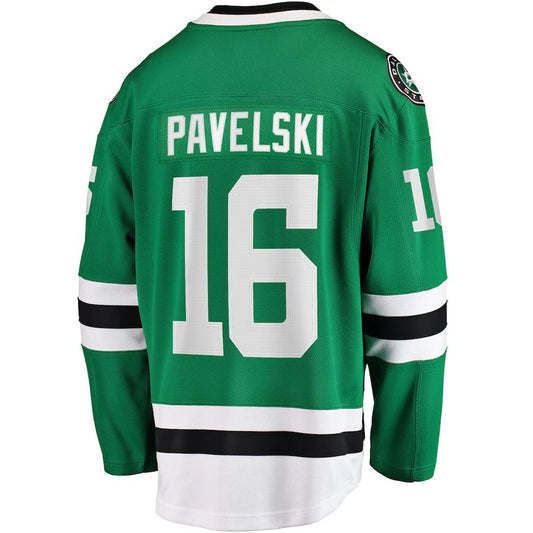 D.Stars #16 Joe Pavelski Fanatics Branded Breakaway Home Player Jersey  Kelly Green Stitched American Hockey Jerseys CROVYIE