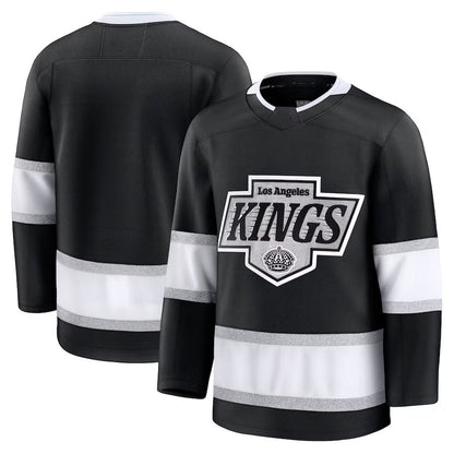 LA.Kings Fanatics Home Premium Jersey - Black Stitched American Hockey Jerseys CROVYIE