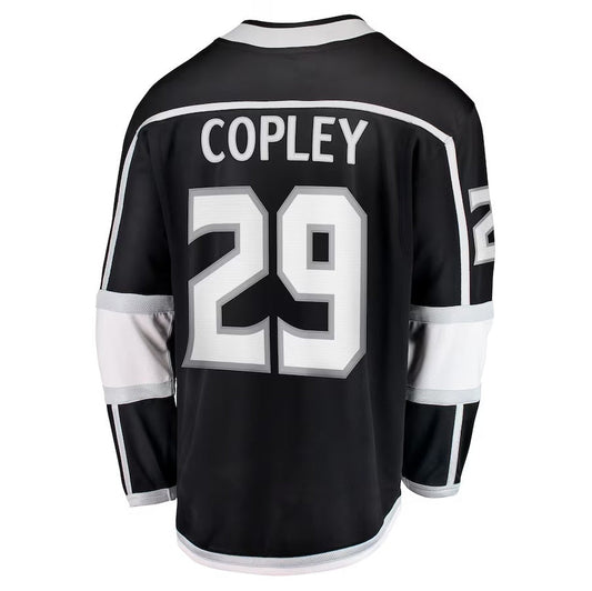 LA.Kings #29 Pheonix Copley Fanatics Home Breakaway Jersey - Black Stitched American Hockey Jerseys CROVYIE