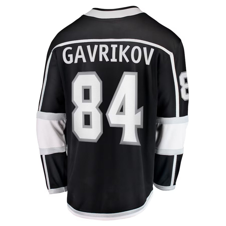 LA.Kings #84 Vladislav Gavrikov Fanatics Home Breakaway Jersey - Black Stitched American Hockey Jerseys CROVYIE