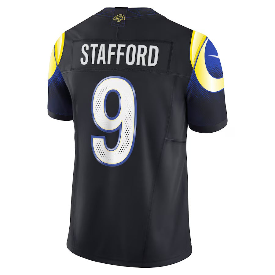 LA.Rams #9 Matthew Stafford 2025 Rivalries Collection Limited Jersey-FAM - Midnight Blue Stitched American Football Jersey-FAM