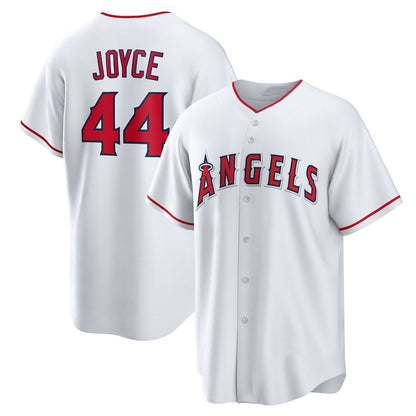 Los Angeles Angels #44 Ben Joyce Home Replica Jersey - White Stitched Baseball Jersey