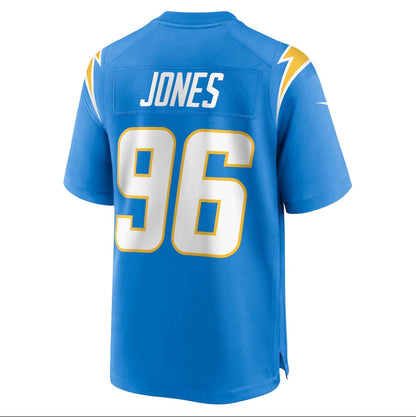 LA.Chargers #96 Naquan Jones Powder Blue Team Game Stitched American Football Jerseys