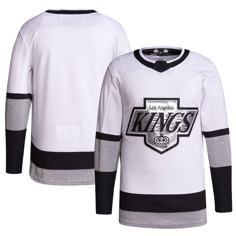 LA.Kings 2021-22 Alternate Primegreen Authentic Pro Jersey  White Stitched American Hockey Jerseys CROVYIE