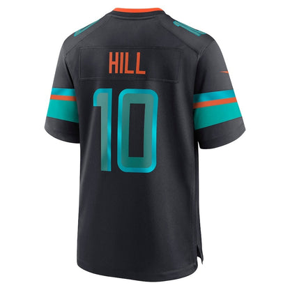 M.Dolphins #10 Tyreek Hill 2025 Rivalries Collection Game Jersey-FAM - Pitch Blue Stitched American Football Jersey-FAM