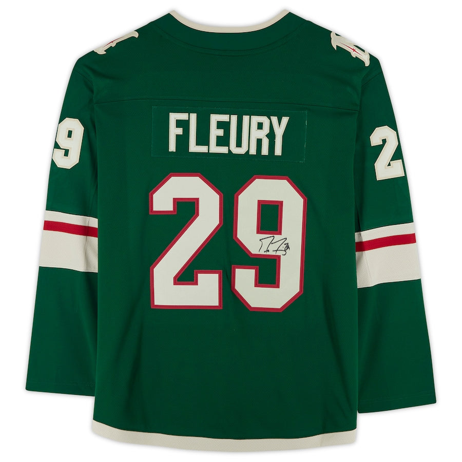M.Wild #29 Marc-Andre Fleury Fanatics Authentic Autographed Fanatics Breakaway Jersey Green Stitched American Hockey Jerseys CROVYIE