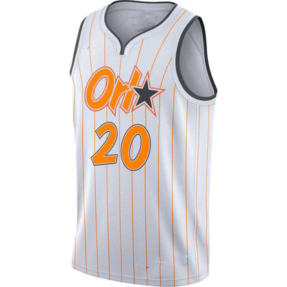 O.Magic #20 Markelle Fultz 2020-21 Swingman Jersey City Edition White Stitched American Basketball Jersey