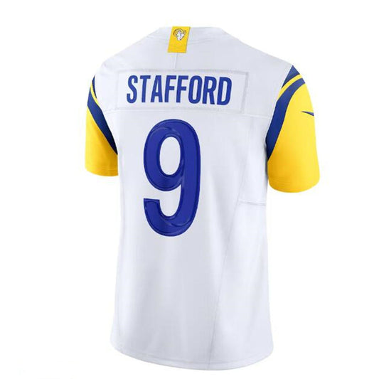 LA,Rams #9 Matthew Stafford Vapor F.U.S.E. Limited Jersey - White Stitched American Football Jersey