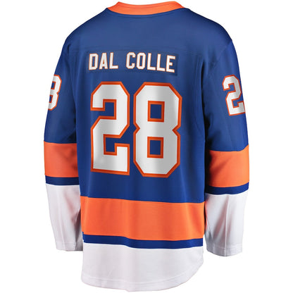 NY.Islanders #28 Michael Dal Colle Fanatics Branded Replica Player Jersey Royal Stitched American Hockey Jerseys CROVYIE