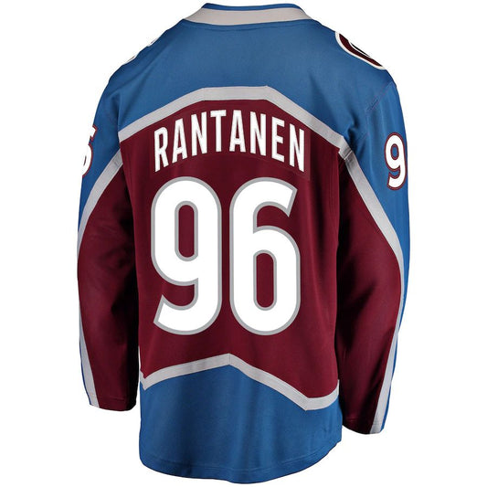 C.Avalanche #96 Mikko Rantanen Fanatics Branded Home Premier Breakaway Player Jersey  Burgundy Stitched American Hockey Jerseys CROVYIE