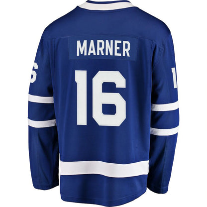 T.Maple Leafs #16 Mitchell Marner Fanatics Branded Home Premier Breakaway Player Jersey Blue Stitched American Hockey Jerseys CROVYIE