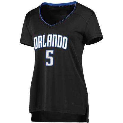 O.Magic #5 Mohamed Bamba Fanatics Branded Women's 2019 Fast Break Replica Player Jersey Stitched American Basketball Jersey