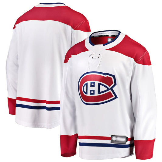 M.Canadiens Fanatics Branded Breakaway Away Jersey White Stitched American Hockey Jerseys CROVYIE