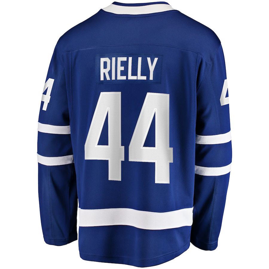 T.Maple Leafs #44 Morgan Rielly Fanatics Branded Home Breakaway Player Jersey Blue Stitched American Hockey Jerseys CROVYIE