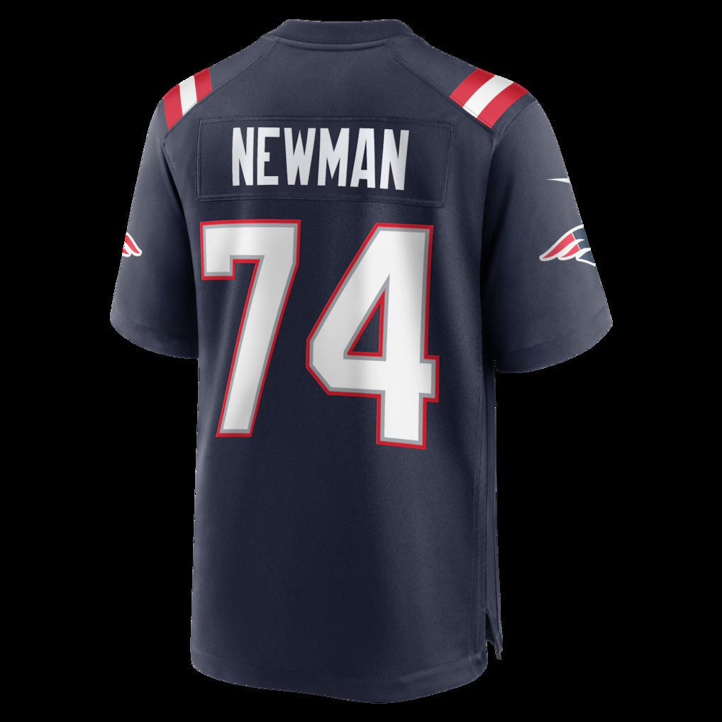 NE.Patriots #74 Royce Newman Navy Team Game Stitched American Football Jerseys