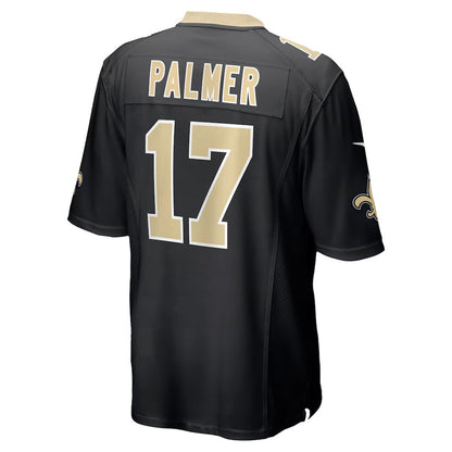 NO.Saints #17 Trey Palmer Black Team Game Stitched American Football Jersey