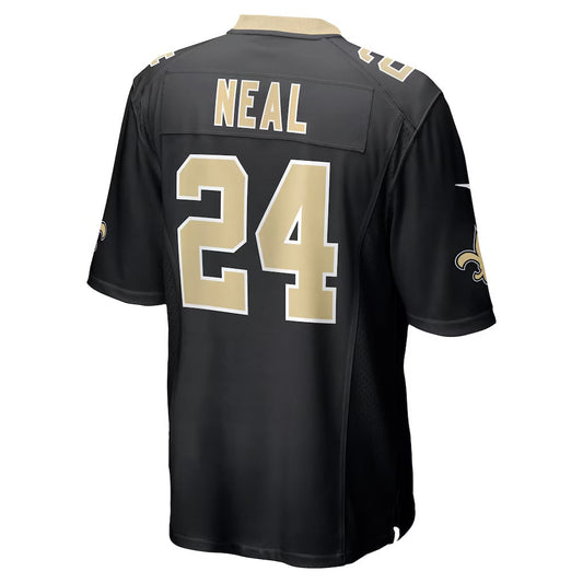 NO.Saints #24 Devin Neal Black Team Game Stitched American Football Jersey