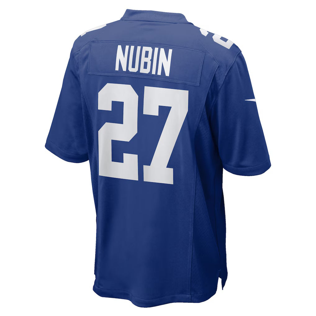NY.Giants #27 Tyler Nubin Royal Team Game Stitched American Football Jerseys