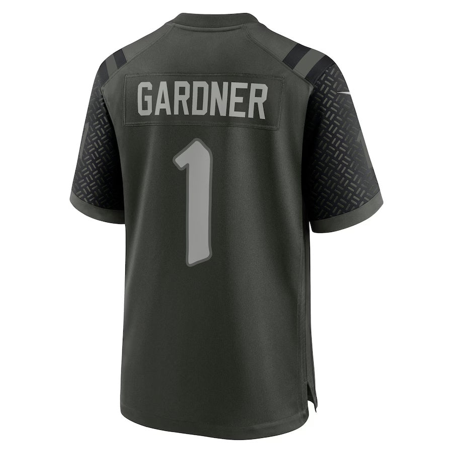 NY.Jets #1 Ahmad Sauce Gardner 2025 Rivalries Collection Game Jersey-FAM - Gotham Green Stitched American Football Jersey-FAM