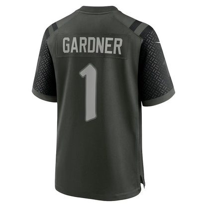 NY.Jets #1 Ahmad Sauce Gardner 2025 Rivalries Collection Game Jersey-FAM - Gotham Green Stitched American Football Jersey-FAM