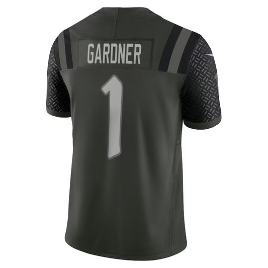NY.Jets #1 Ahmad Sauce Gardner 2025 Rivalries Collection Limited Jersey-FAM - Gotham Green Stitched American Football Jersey-FAM
