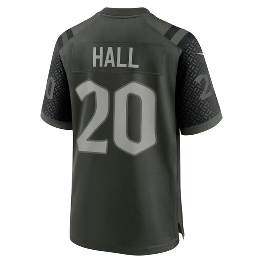 NY.Jets #20 Breece Hall 2025 Rivalries Collection Game Jersey-FAM - Gotham Green Stitched American Football Jersey-FAM