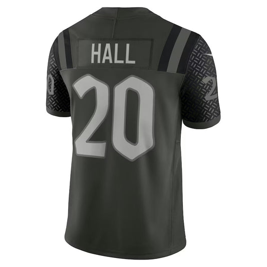 NY.Jets #20 Breece Hall 2025 Rivalries Collection Limited Jersey-FAM - Gotham Green Stitched American Football Jersey-FAM