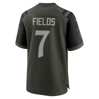 NY.Jets #7 Justin Fields 2025 Rivalries Collection Game Jersey-FAM - Gotham Green Stitched American Football Jersey-FAM
