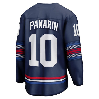 NY.Rangers #10 Artemi Panarin Fanatics Alternate Premier Breakaway Player Jersey - Navy Stitched American Hockey Jerseys CROVYIE