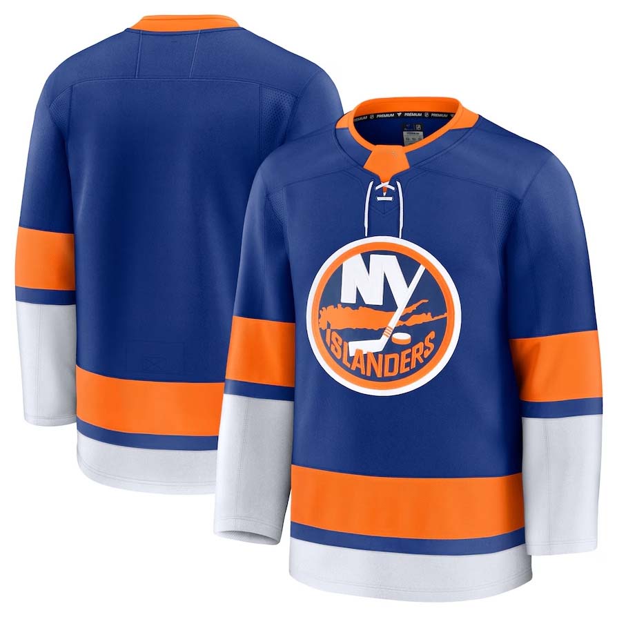 NY.Islanders Fanatics Home Premium Jersey - Royal Stitched American Hockey Jerseys CROVYIE