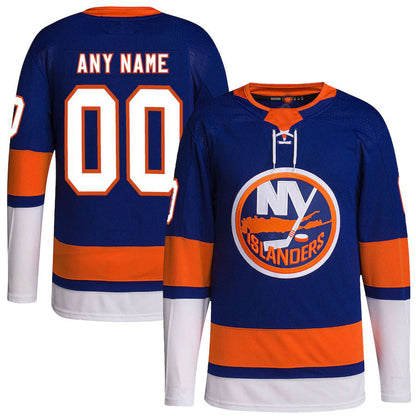 Custom NY.Islanders Home Primegreen Authentic Pro Royal Stitched American Hockey Jerseys CROVYIE