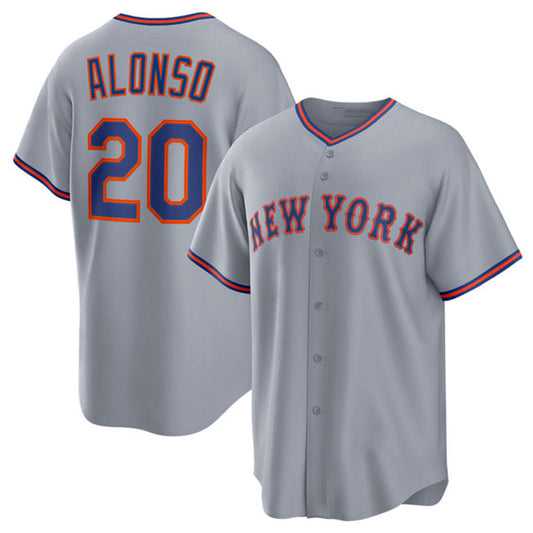 New York Mets #20 Pete Alonso Gray 2025 Limited Stitched Baseball Jersey