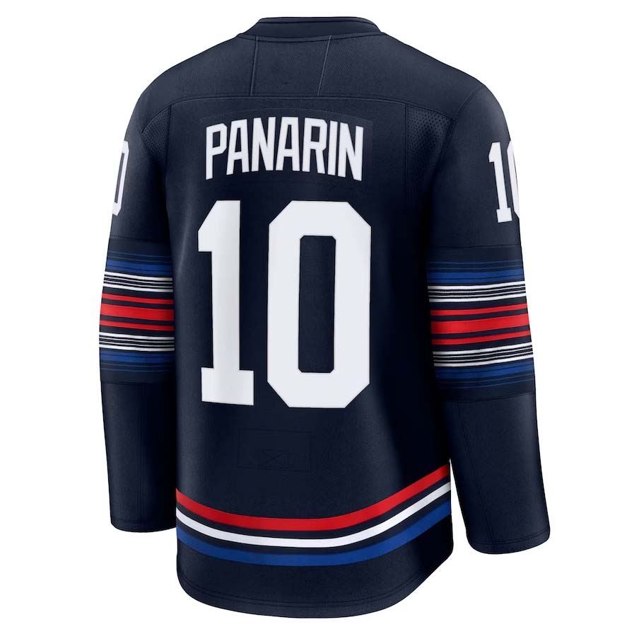 NY.Rangers #10 Artemi Panarin Fanatics Alternate Premium Jersey - Navy Stitched American Hockey Jerseys CROVYIE