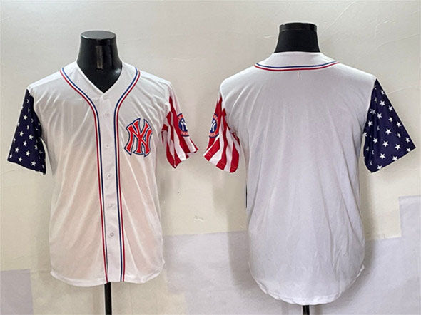 New York Yankees Blank White American Style Limited Stitched Baseball Jersey