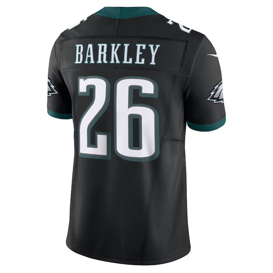 P.Eagles #26 Saquon Barkley Black Vapor F.U.S.E. Limited American Football Jerseys